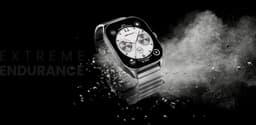 HiFuture Apex Roestvrijstalen Smartwatch heren, 2.04 Amoled Display, IP68 waterdicht, Tot 7 dagen batterijduur, hartslagmeter, Stappenteller, Compatibel met iOS en Android (Zwart) — thumbnail 4