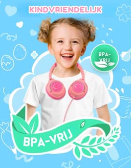 StayPowered Kinderheadset - Gehoorbescherming en Gemoedsrust Gecombineerd! - met Volumebegrenzing - Kristalhelder Stereogeluid - Draaibare Oorschelpen - Verstelbare Hoofdband - Compact Design - Roze - Levering Sneller dan Aangegeven! — thumbnail 4