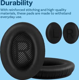 MMOBIEL Oorkussens voor Bose QuietComfort 35 (QC35) / Bose Quiet Comfort 35 II (QC35 II) Over-ear Hoofdtelefoon - Protein PU Koptelefoon Oorkussens - Hoofdtelefoon Earpads — thumbnail 5