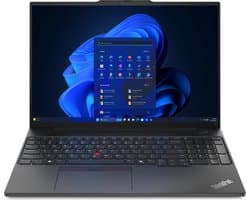 Lenovo ThinkPad E16 Gen 2 - Zakelijke laptop - 16 inch - Core Ultra 7 - 16GB/512GB