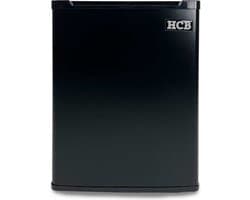 HCB® - Professionele Horeca Minibar koeling - 40 liter - 230V - Mini Koelkast - Kleine drankenkoelkast - Flessenkoelkast - Bier koelkast - tafelmodel - 43x40x56.5 cm (DxBxH) - 13 kg - Frigo - 1425