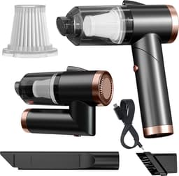 DraadlozeAutostofzuigermetHEPAFilterTips-KrachtigeReiniging-OpvouwbaarLangdurigeBatterij-Compact — thumbnail 1