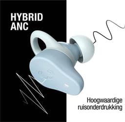 Fresh 'n Rebel Twins Rush - Sport Oordopjes – Active Noise Cancelling – Bluetooth 5.3 - Draadloos – Waterdicht – 36 uur Speeltijd - Dusky Blue — thumbnail 3