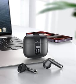 Draadloze oordopjes - Bluetooth oordopjes - Earpods - Draadloze oortjes - Geschikt voor elke smartphone en laptop — thumbnail 2