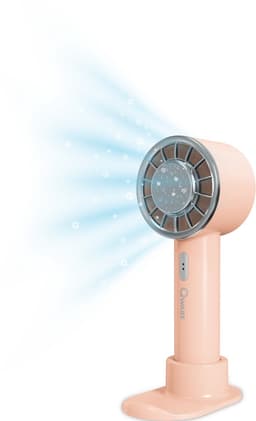 Qware - Handheld Ice Fan - Pink — thumbnail 1