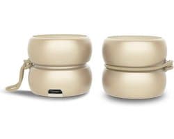 Xoopar YOYO 2x3W | Draagbare Bluetooth Speaker | Ingebouwde Selfie-Afstandsbediening | Goud