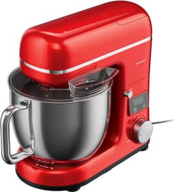 Silvercrest Keukenmachine - Vermogen: 900 W - Mengkom: 3,6 L - Standen: 8 + turbo - Rood - Met geïntegreerde weegschaal voor wegen in de mengkom - Kneedhaak met Teflon® antiaanbaklaag - Blenderopzetstuk met RVS mes — thumbnail 5