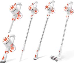 ILife G80 Draadloze Stofzuiger Zonder Zak – Met 4 Opzetstukken – Met Muurbeugels – Krachtige Motor – Handstofzuiger — thumbnail 1