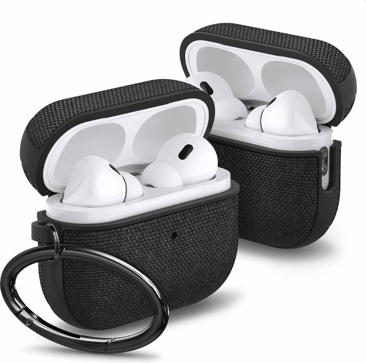 Spigen Urban Fit Case hoesje geschikt voor AirPods Pro - zwart — afbeelding 1