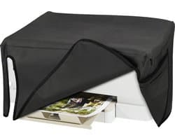 kwmobile hoes geschikt voor HP Envy Inspire 7220e / Inspire 7255e - Beschermhoes voor printer - Stofhoes in donkergrijs