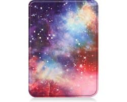 Hoesje Geschikt voor Kobo Clara 2E Hoes Book Case - eReader Hoes Geschikt voor Kobo Clara 2E Hoesje Book Cover - Galaxy