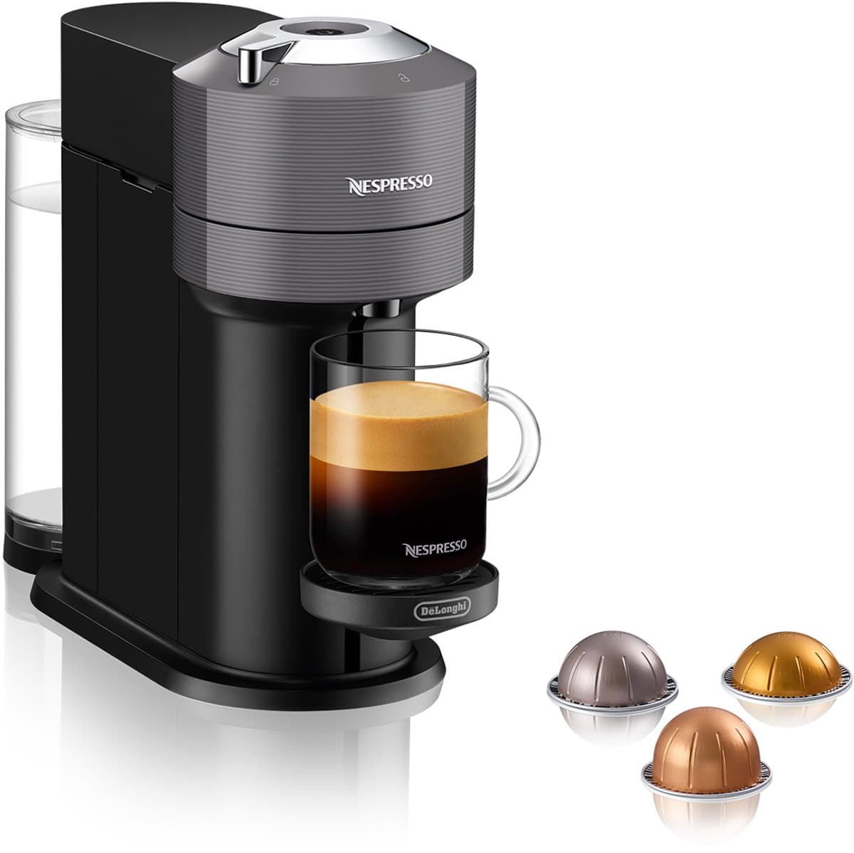 De'Longhi Nespresso Vertuo Next ENV120.GY - Koffiecupmachine - Grijs — afbeelding 1