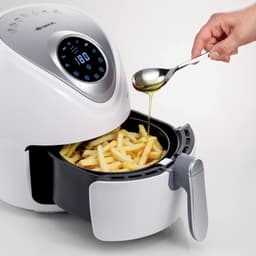 Ariete 4616/03 Enkel 3,5 l Vrijstaand 1300 W Heteluchtfriteuse Zilver, Wit — thumbnail 4