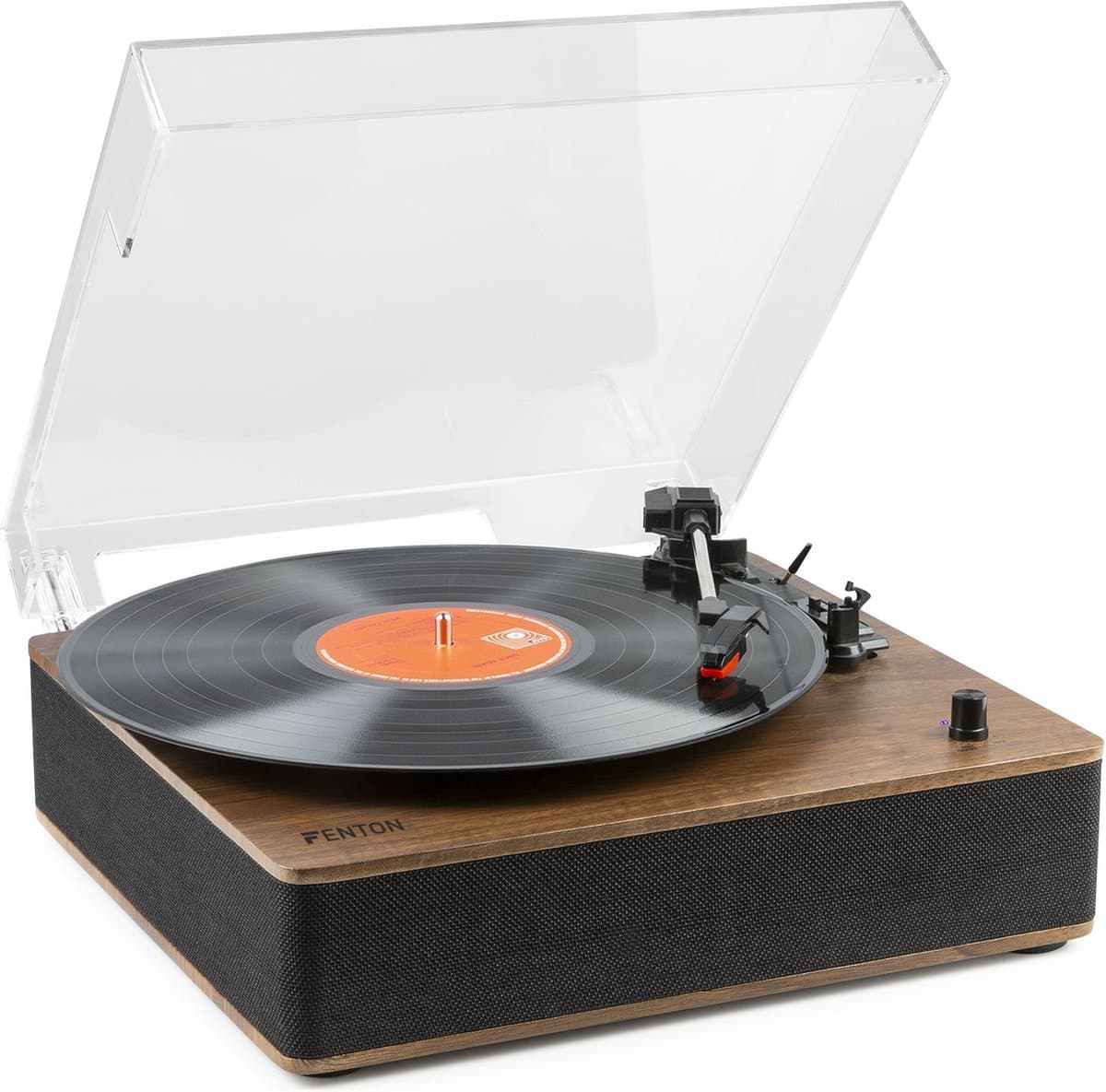 Platenspeler Bluetooth - Fenton RP161 - Retro platenspeler met speakers ingebouwd - Auto stop - 50W — afbeelding 1