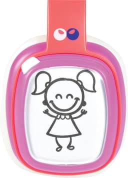 AV:Link roze-witte doodle design je eigen hoofdtelefoon voor kinderen — thumbnail 2