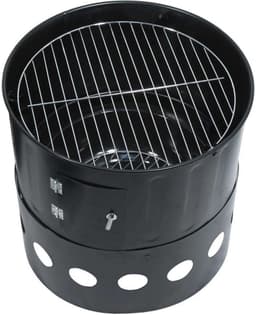 Style’n Cook houtskool barbecue 75cm – Smoker - BBQ - Grill - Rookoven - Met 3 etages en gescheiden kamers – Zwart — thumbnail 4
