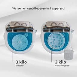Gratyfied - Kleine Wasmachine - Mini Wasmachine Met Centrifuge — thumbnail 5