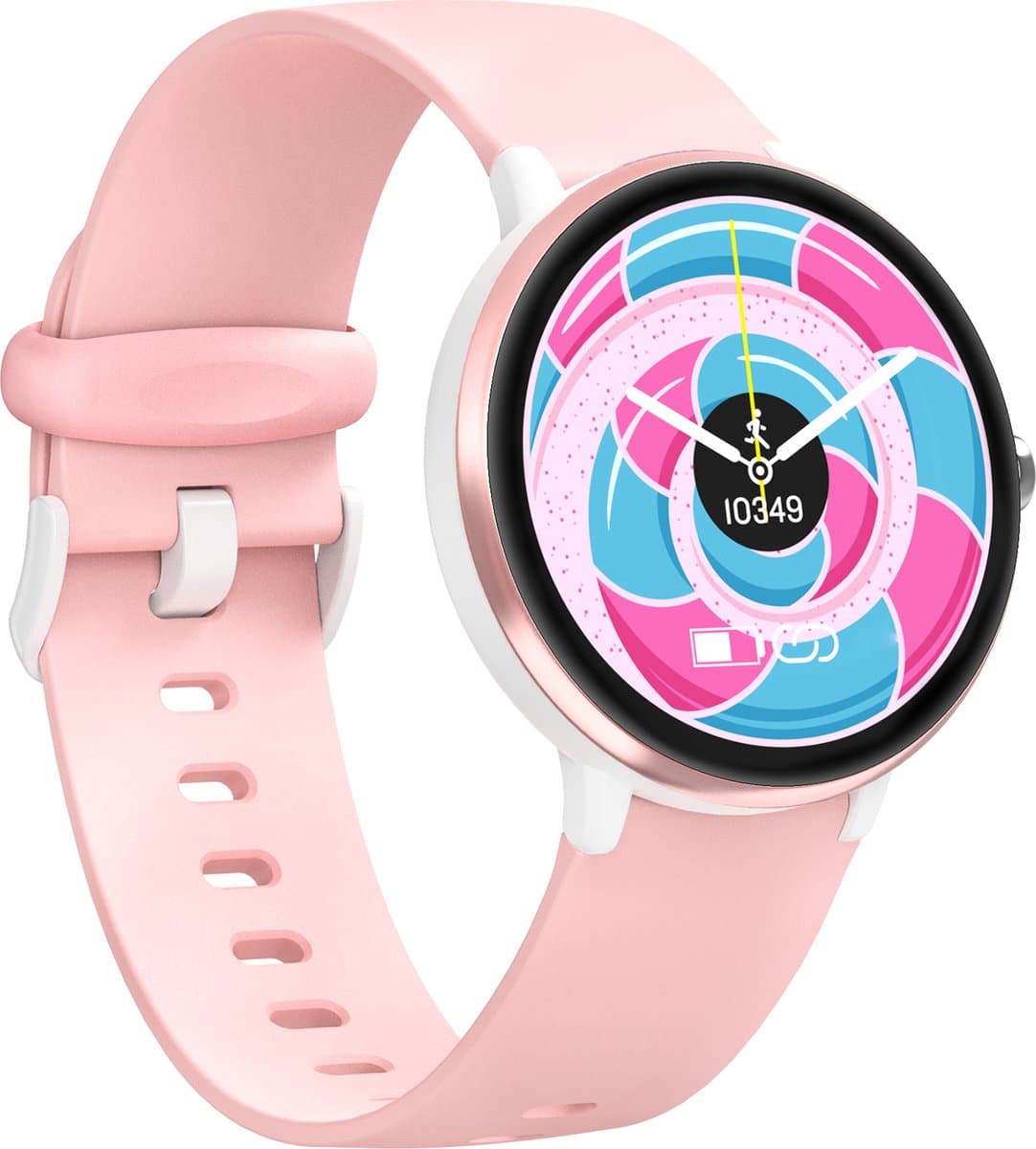 Smartwatch Kinderen - Activity Tracker - Muziek - Waterdicht - Roze — afbeelding 1