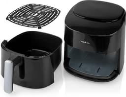 Nedis Airfryer XL – 4,2L – Heteluchtfriteuse – 8 Programma’s – Digitaal – Tot 4 Personen – Zwart — thumbnail 3