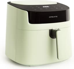 CREATE Fryer Air Pro Large Enkel 6,2 l Vrijstaand 1800 W Heteluchtfriteuse Zwart, Lichtgroen — thumbnail 7