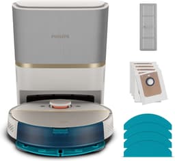 Philips XU7100/02 HomeRun 7000-serie robotstofzuiger - 5000 Pa zuigkracht - 180 min batterijduur - Automatisch leegstation - LiDAR-navigatie — thumbnail 4