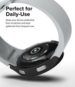 Ringke Slim Hoesje (2-Pack) Geschikt voor Samsung Galaxy Watch 6 40MM - Bumper Case - Lichtgewicht - Transparant Zilver — thumbnail 11