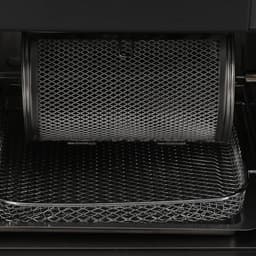 Elektrische heteluchtoven - Mini oven - Gezond koken - Intelligent led-touchscreen - 12 liter capaciteit - Grijs — thumbnail 2