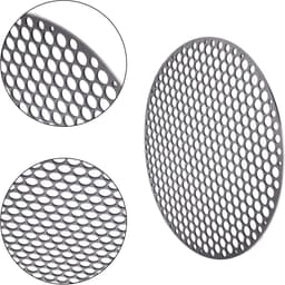 Rond RVS Grillnet voor Buiten, 18cm tot 30cm - Ideaal voor Kamperen en Picknicken, Duurzaam en Roestvrij — thumbnail 2