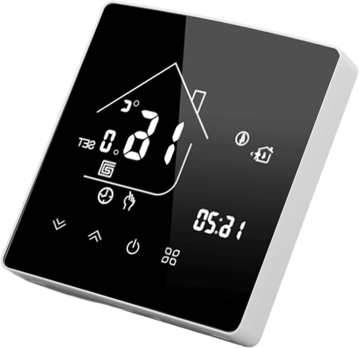 Slimme Thermostaat - Temperatuurregelaar - Thuiscomfort - LCD Touchscreen Bediening - 7-daags Programmeerbaar - Wit — afbeelding 1