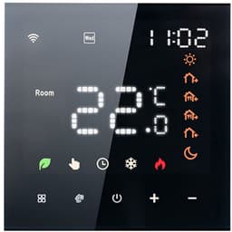 Slimme wifi-thermostaat, spraakbediening, 3A digitaal lcd-touchscreen, temperatuurregelaar kelderverwarming, slimme wandgemonteerde waterverwarmer, geschikt voor Amazon Home Apps. — thumbnail 1