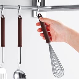 Magnetron Opbergrek - Keuken Plank - Keuken Organiseren - Roestvrij Staal - 53 cm - Zilver — thumbnail 2