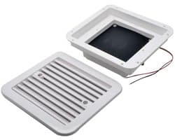Dailygoods - Dailygoody - Ventilator - Ventilatie - Waterdicht - Wit - Geluidsarm - Ideaal voor caravan en camping - Slaapkamer en woonkamer