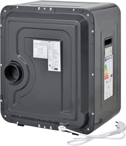 Re-purelife® Compacte Wasdroger met UV-Desinfectie - 6 Programma's - 3-4 kg Capaciteit - Geschikt voor Opbouw of Opstelling - Stille Werking & Helder LED-Display - Grijs — thumbnail 3