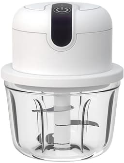 Elektrische uienhakker van 350 ml, draadloos USB-ontwerp, kleine uienhakker, kan ook gebruikt worden om knoflook en vlees te hakken, perfect voor het hakken van uien, knoflook en vlees. — thumbnail 1