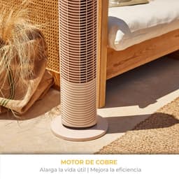 Bladloze stromingsventilator met 3 snelheden, oscillatie en timer — thumbnail 5