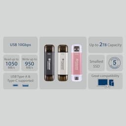 Draagbare SSD 2TB USB Type-C - Supersnelle 10 Gbit/s Overdracht voor PS4/PS5 — thumbnail 2