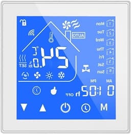 Slimme Thermostaat - Verwarming Controller - Energie Besparen - LCD Touchscreen - 5A/16A - Wit — thumbnail 1