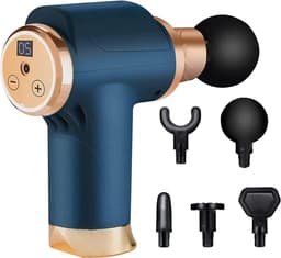 Massage Gun - Spierontspanner Draagbaar - Spierherstel Bevorderen - Ultra Stil - 14x14cm - Zwart — thumbnail 1