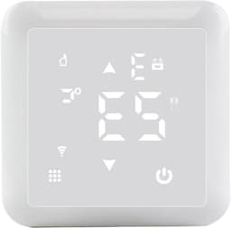 Digitale Thermostaat - Kamer Thermostaat - Verwarming Regelen - Touchscreen Bediening - 86 x 86 mm - Lichtgroen — thumbnail 1