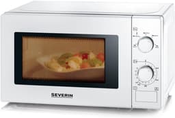 Magnetron - Oven Compacte oven - Snelle maaltijden bereiden - Roestvrij staal binnenkant - 20 Liter - Wit — thumbnail 2