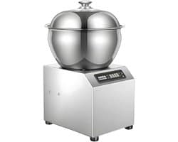 Elektrische Deegmixer - Keukenmixer Broodmixer - Deeg Kneden - Constante Temperatuur Verwarming - 5L Kom - Zilver
