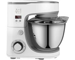 Keukenmachine - Mixer Standmixer - Bakken en Koken - 8 Snelheden - 5 Liter - Zilver