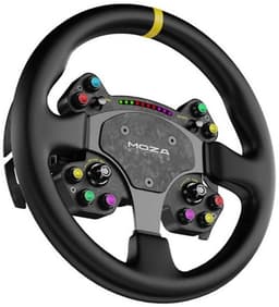 Moza Racing RS V2 – 330 mm GT-stuurwiel – zonder basis – sim racing stuur met koolstofvezel & magnetische shifters - PC — thumbnail 4