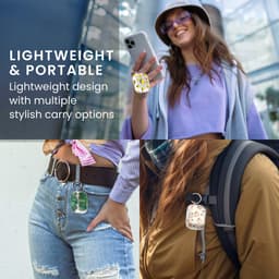 kwmobile Hoes compatibel met Apple Airpods Pro 3 Case - Zachte TPU beschermhoes - Cover in oudroze / transparant perziken design — thumbnail 3