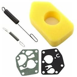 Geschikt voor Briggs & Stratton 3,5-4,5 pk Classic Sprint Quattro 450 500 550 serie motoren: luchtfilterunit 698369, stelveer 691859, membraan 495770, 795083. — thumbnail 1