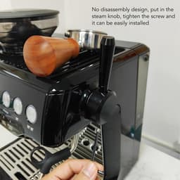 Dailygoods- Stoomhendel Aluminiumlegering - Vervangende Stoomgreep - Koffiemachine Accessoire - Geschikt voor Sage BES870/875/876 - Duurzaam - Glanzend Oppervlak — thumbnail 4