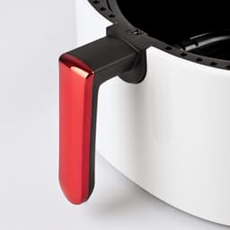 Compacte Airfryer - Heteluchtfriteuse - Gezond Frituren - Energiebesparend - 32 Liter - Wit Rood — thumbnail 2