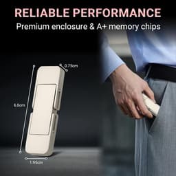 USB-C Stick - Externe SSD - Snelle Data Overdracht - 2-in-1 Type C A - 512 GB - Zilver — thumbnail 5