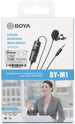 BOYA BY-M1 microfoon Zwart Lavalier-/reversmicrofoon — thumbnail 2