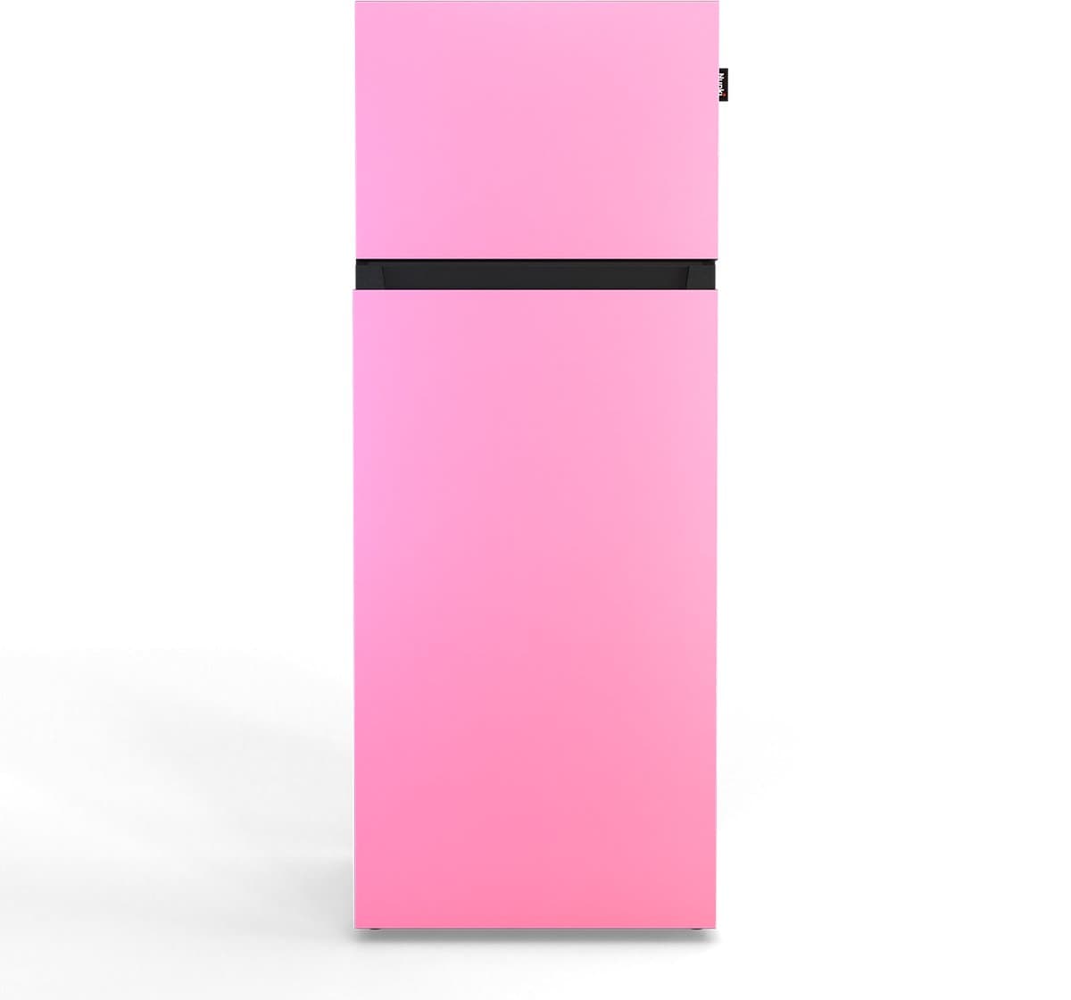 NUNKI MEDIUM-FBUB Dubbel-Deurs Koelkast, E Klasse, 206l, Bubblegum Pink Front — afbeelding 1